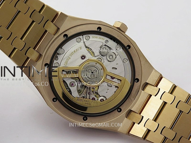Royal Oak 15510 Gain Weight RG DDF 1:1 Best Edition Blue Dial On RG Bracelet Super Clone DD4302