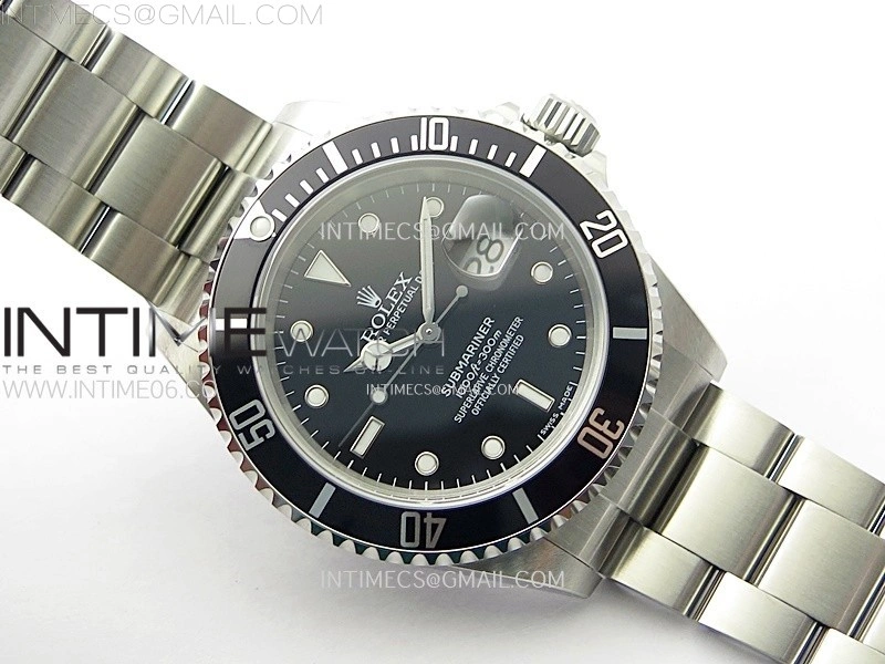 Submariner 16610 LN No Rehaut Engraving 904L Steel ARF 1:1 Best Edition on SS Bracelet SH3135 V2