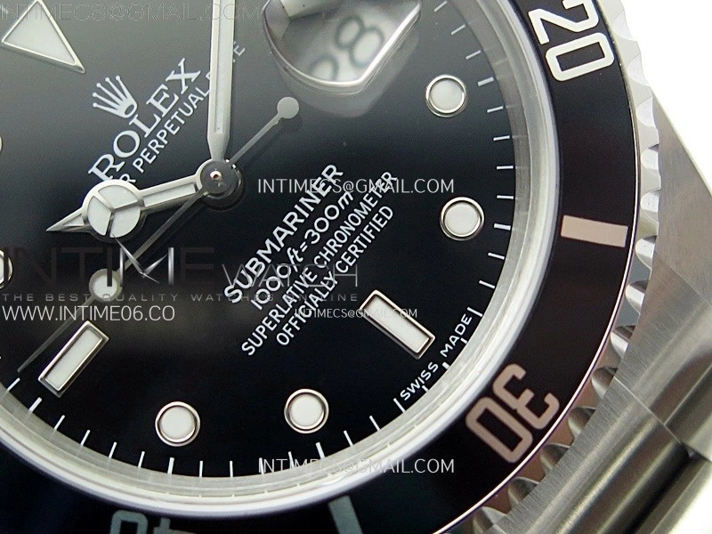 Submariner 16610 LN No Rehaut Engraving 904L Steel ARF 1:1 Best Edition on SS Bracelet SH3135 V2