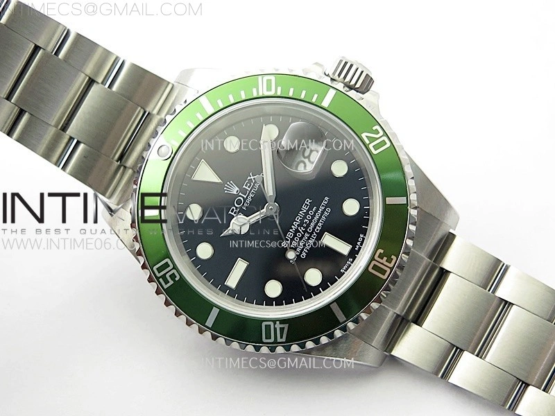 Submariner 16610 LV No Rehaut Engraving 904L Steel ARF 1:1 Best Edition on SS Bracelet SH3135 V2