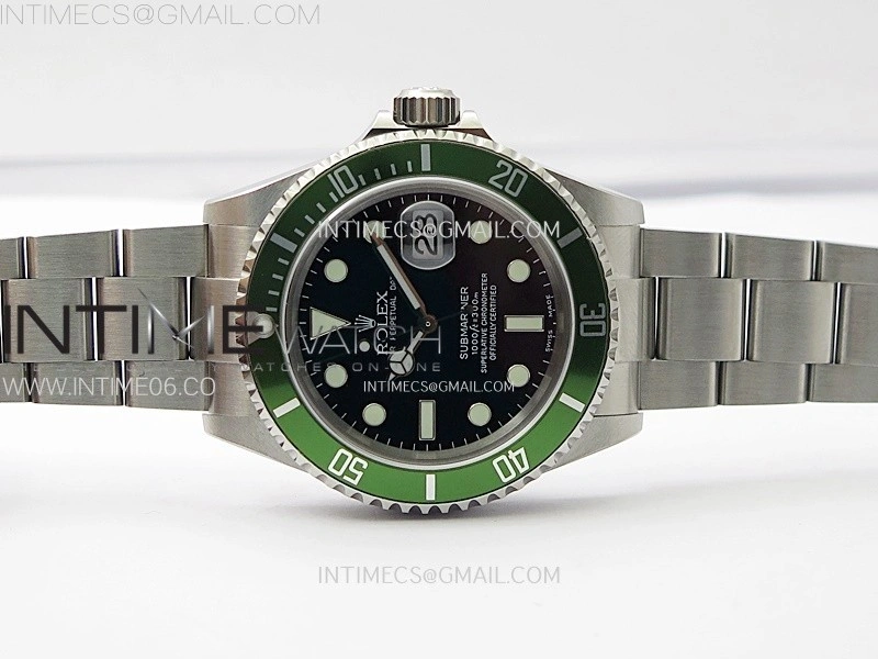 Submariner 16610 LV No Rehaut Engraving 904L Steel ARF 1:1 Best Edition on SS Bracelet SH3135 V2
