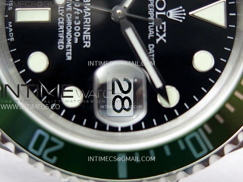Submariner 16610 LV No Rehaut Engraving 904L Steel ARF 1:1 Best Edition on SS Bracelet SH3135 V2