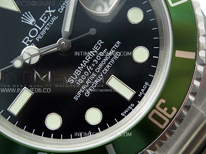 Submariner 16610 LV No Rehaut Engraving 904L Steel ARF 1:1 Best Edition on SS Bracelet SH3135 V2