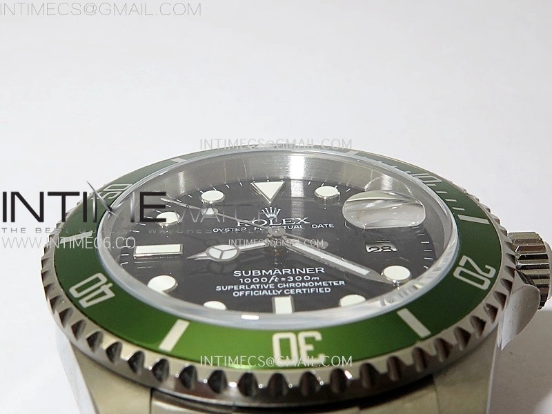 Submariner 16610 LV No Rehaut Engraving 904L Steel ARF 1:1 Best Edition on SS Bracelet SH3135 V2