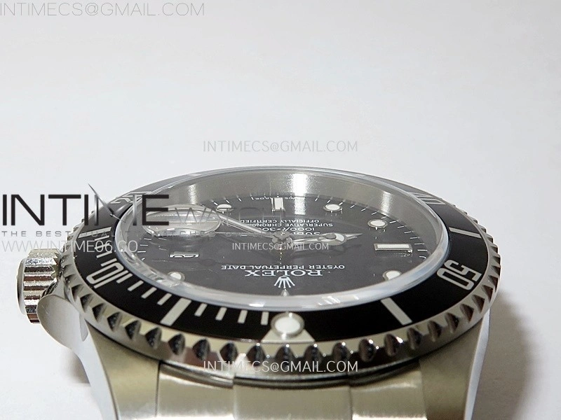 Submariner 16610 LV No Rehaut Engraving 904L Steel ARF 1:1 Best Edition on SS Bracelet SH3135 V2