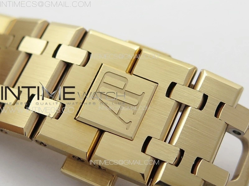 Royal Oak 41mm 15400 RG ZF 1:1 Best Edition White Textured Dial on SS Bracelet V2 SA3120 Super Clone