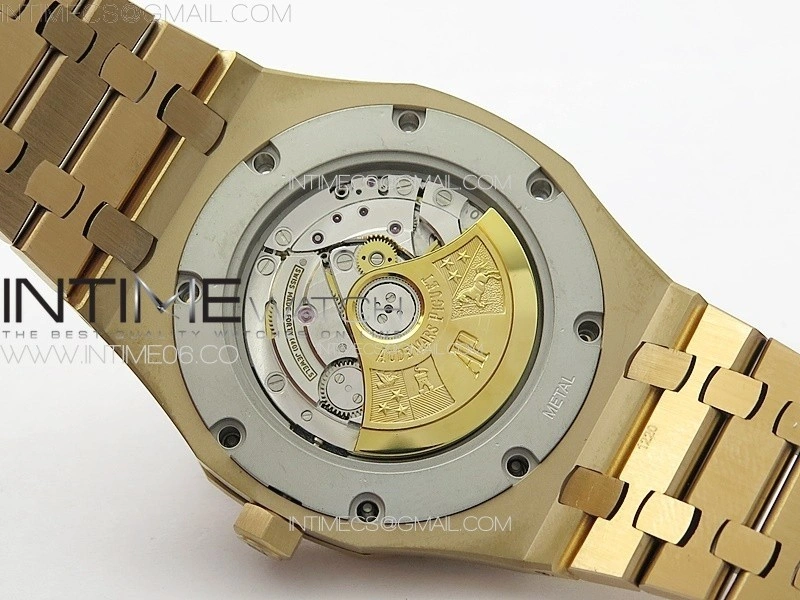 Royal Oak 41mm 15400 RG ZF 1:1 Best Edition White Textured Dial on SS Bracelet V2 SA3120 Super Clone