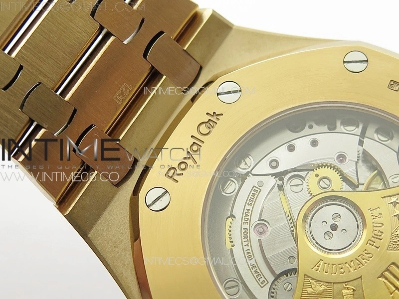Royal Oak 41mm 15400 RG ZF 1:1 Best Edition White Textured Dial on SS Bracelet V2 SA3120 Super Clone