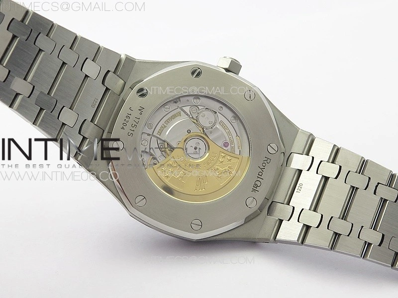Royal Oak 41mm 15400 SS APSF 1:1 Best Edition Blue Textured Dial on SS Bracelet A3120 Super Clone V3