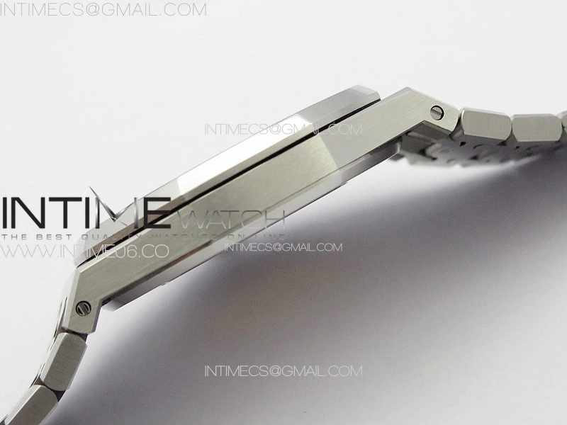 Royal Oak 41mm 15400 SS APSF 1:1 Best Edition Gray Textured Dial on SS Bracelet A3120 Super Clone V3