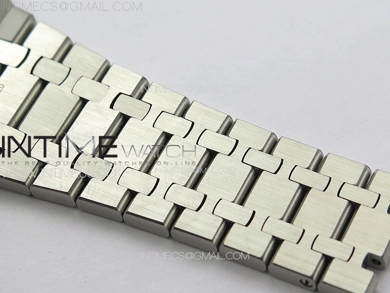 Royal Oak 41mm 15400 SS APSF 1:1 Best Edition Gray Textured Dial on SS Bracelet A3120 Super Clone V3