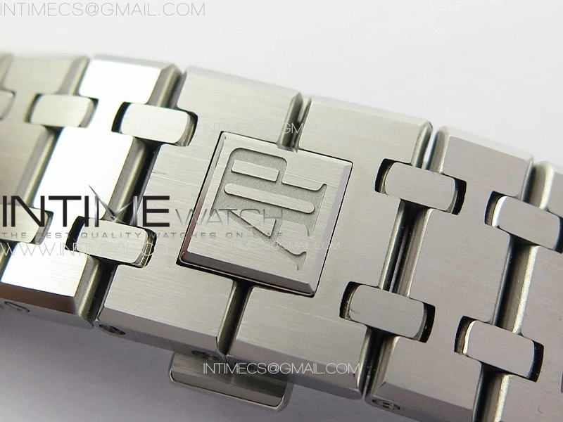 Royal Oak 41mm 15400 SS APSF 1:1 Best Edition Gray Textured Dial on SS Bracelet A3120 Super Clone V3