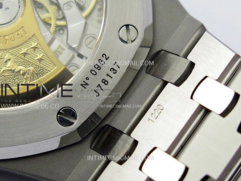 Royal Oak 37mm 15450 SS APSF 1:1 Best Edition Silver Textured Dial on SS Bracelet SA3120 Super Clone