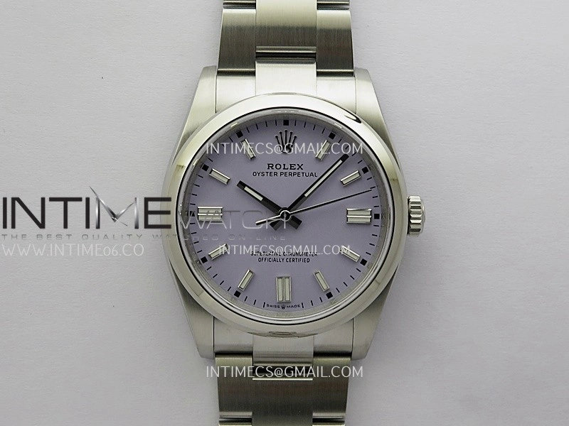 Oyster Perpetual 36mm 126000 904L VSF 1:1 Best Edition 2025 Lavender Purple Dial on 904L SS Bracelet VS3230
