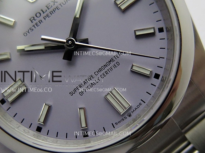 Oyster Perpetual 36mm 126000 904L VSF 1:1 Best Edition 2025 Lavender Purple Dial on 904L SS Bracelet VS3230