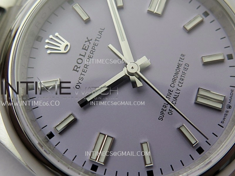 Oyster Perpetual 36mm 126000 904L VSF 1:1 Best Edition 2025 Lavender Purple Dial on 904L SS Bracelet VS3230