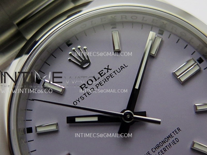 Oyster Perpetual 36mm 126000 904L VSF 1:1 Best Edition 2025 Lavender Purple Dial on 904L SS Bracelet VS3230