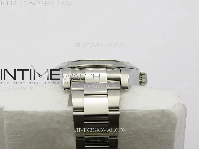 Milgauss 116400 GV Real Green Sapphire SS APSF 1:1 Best Edition Blue Dial on SS Bracelet A2824