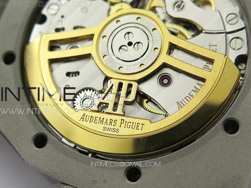 Royal Oak 41mm 15500 SS ZF 1:1 Best Edition Black Textured Dial on SS Bracelet A4302 Super Clone V3