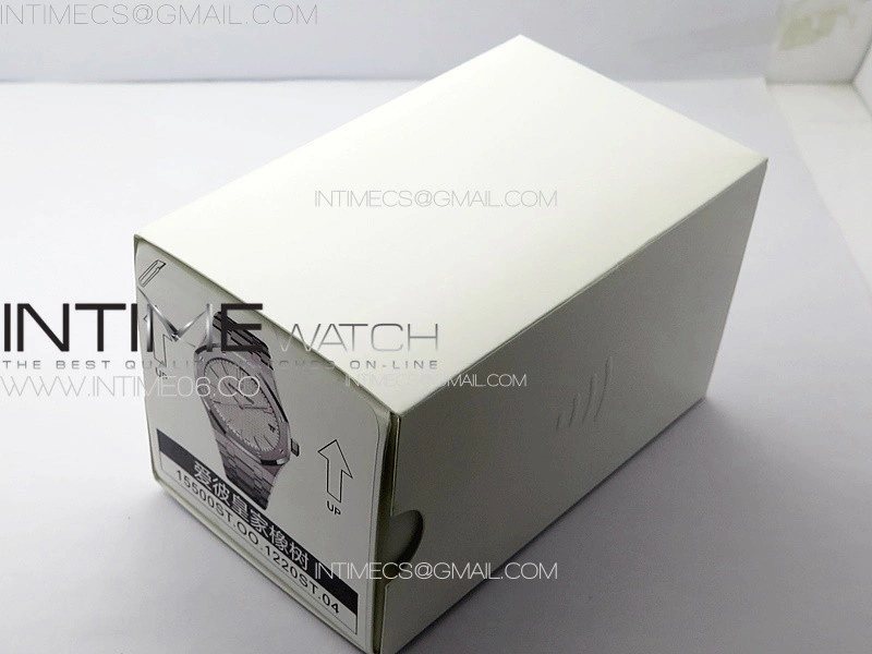 Royal Oak 41mm 15500 SS ZF 1:1 Best Edition White Textured Dial on SS Bracelet A4302 Super Clone V3