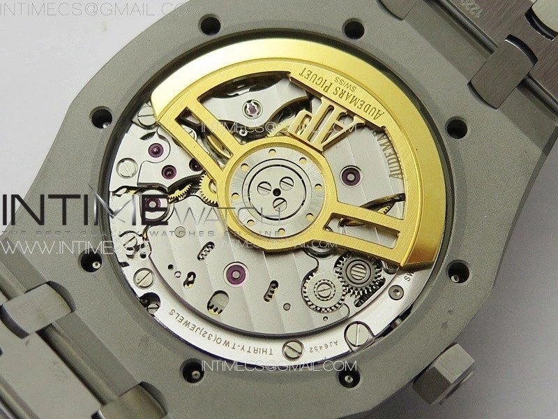 Royal Oak 41mm 15500 SS ZF 1:1 Best Edition White Textured Dial on SS Bracelet A4302 Super Clone V3