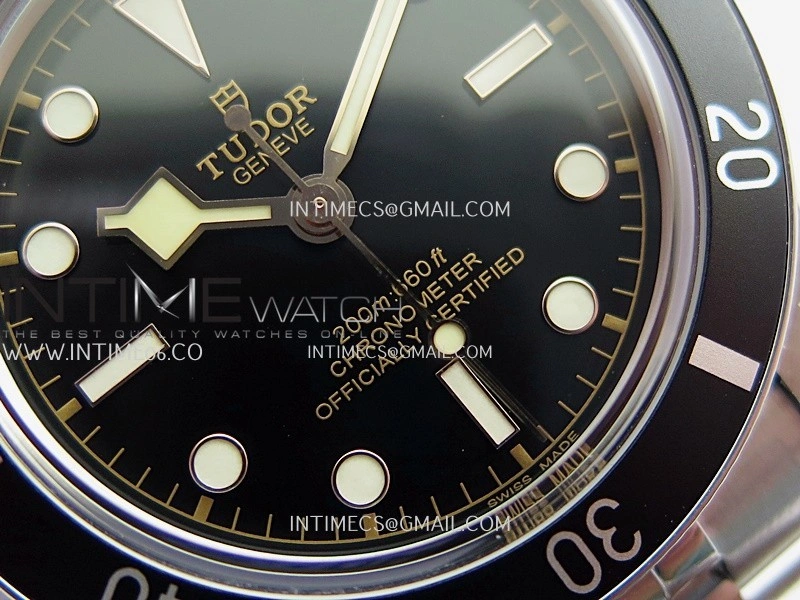 Heritage Black Bay M79000N 37mm SS ZF 1:1 Best Edition Black Dial Black Bezel On Jubilee Bracelet A2824