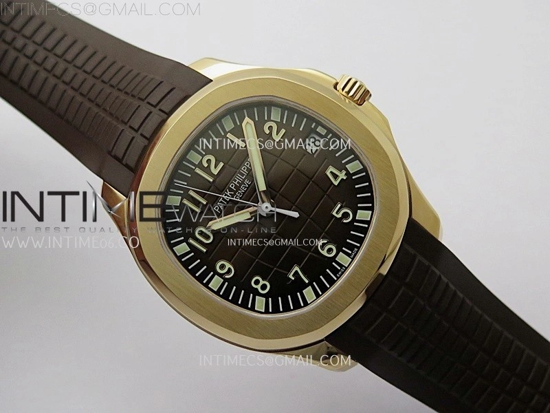 Aquanaut Jumbo 5167R-001 RG PPF 1:1 Best Edition Brown Dial on Brown Rubber Strap Super Clone 26-330 V2