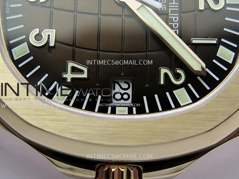 Aquanaut Jumbo 5167R-001 RG PPF 1:1 Best Edition Brown Dial on Brown Rubber Strap Super Clone 26-330 V2
