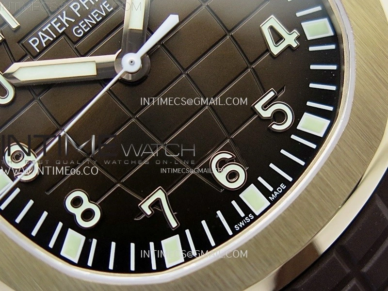 Aquanaut Jumbo 5167R-001 RG PPF 1:1 Best Edition Brown Dial on Brown Rubber Strap Super Clone 26-330 V2