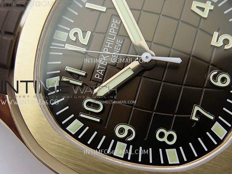 Aquanaut Jumbo 5167R-001 RG PPF 1:1 Best Edition Brown Dial on Brown Rubber Strap Super Clone 26-330 V2