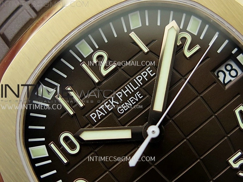 Aquanaut Jumbo 5167R-001 RG PPF 1:1 Best Edition Brown Dial on Brown Rubber Strap Super Clone 26-330 V2