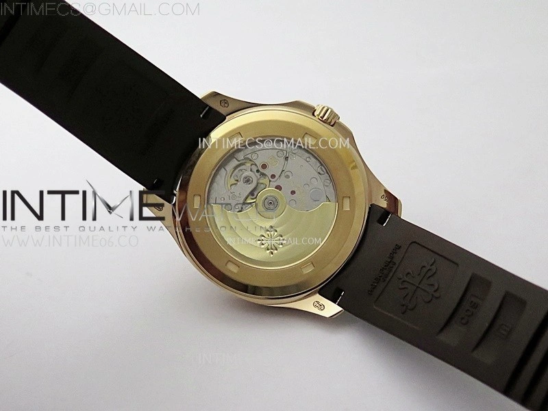 Aquanaut Jumbo 5167R-001 RG PPF 1:1 Best Edition Brown Dial on Brown Rubber Strap Super Clone 26-330 V2
