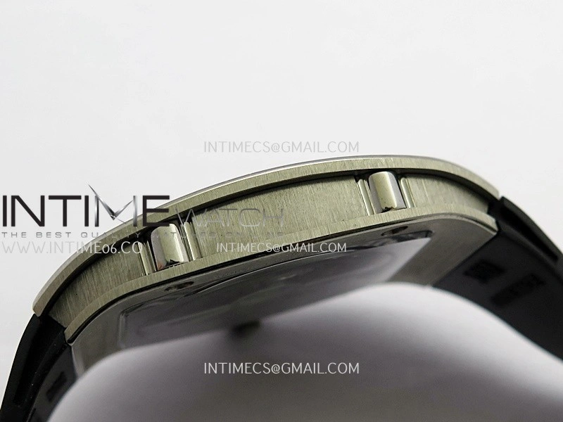 RM67-01 Real Titanium 1:1 Best Edition Skeleton Dial On Black Rubber Strap CRMA7 Clone