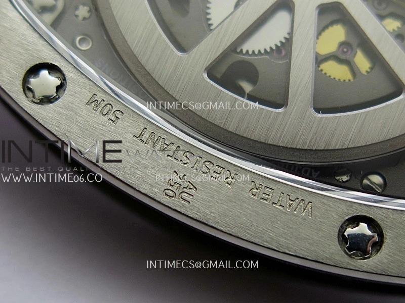 RM67-01 Real Titanium 1:1 Best Edition Skeleton Dial On Black Rubber Strap CRMA7 Clone