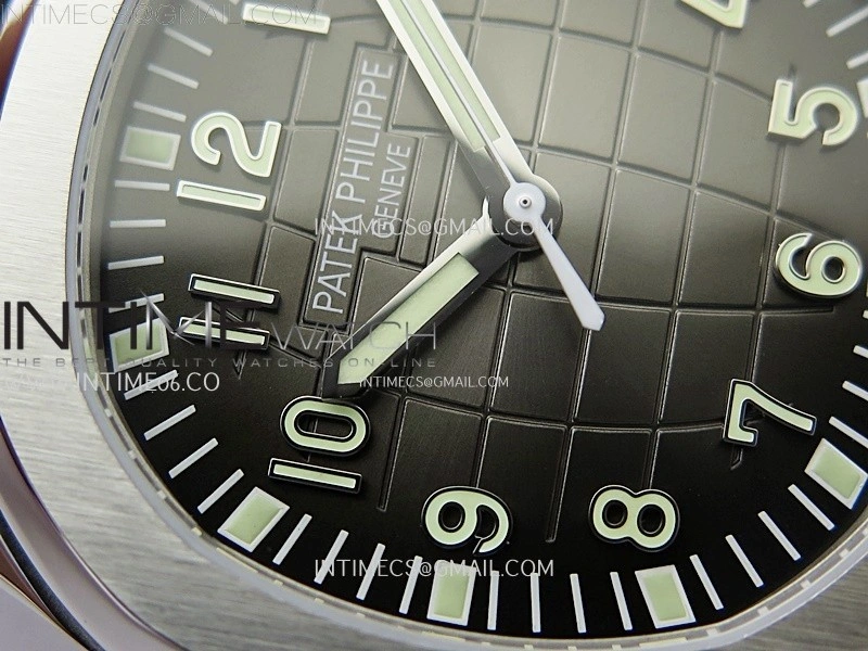 Aquanaut Jumbo 5167A-001 SS PPF 1:1 Best Edition Black Dial on Black Rubber Strap Super Clone 26-330 V2
