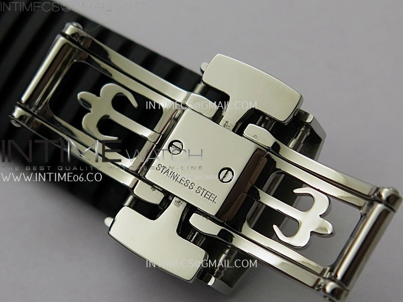 Aquanaut Jumbo 5167A-001 SS PPF 1:1 Best Edition Black Dial on Black Rubber Strap Super Clone 26-330 V2