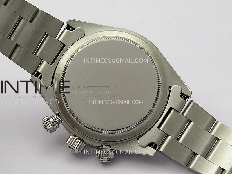Daytona 6263 Style01 Tiffany SS B12 Best Edition Black Dial White Subdials On SS Bracelet Venus 75