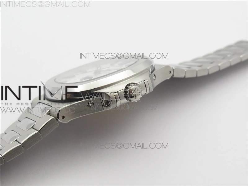 NAUTILUS 5726 1A-014 SS GRF 1:1 BEST EDITION BLUE DIAL WORKING ANNUAL CALENDARON SS BRACELET A.324