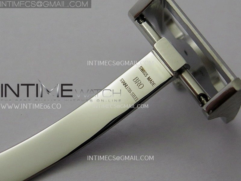 Portuguese Real PR IW501701 SS APSF 1:1 Best Edition Cream Dial RG Marker On Black Leather Strap A52010