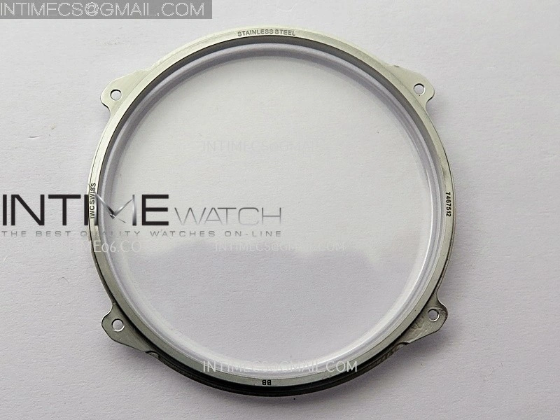 Portuguese Real PR IW501701 SS APSF 1:1 Best Edition Cream Dial RG Marker On Black Leather Strap A52010