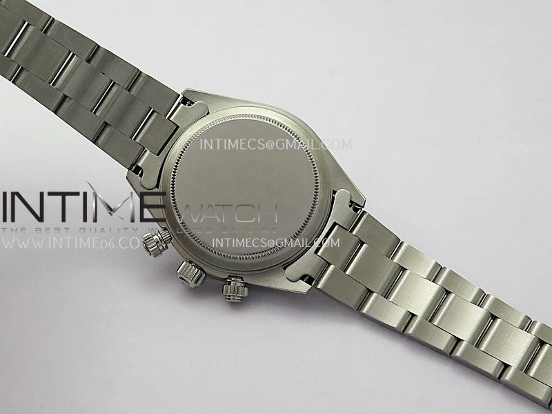 Daytona 6263 Style02 Tiffany SS B12 Best Edition Black Dial White Subdials On SS Bracelet Venus 75