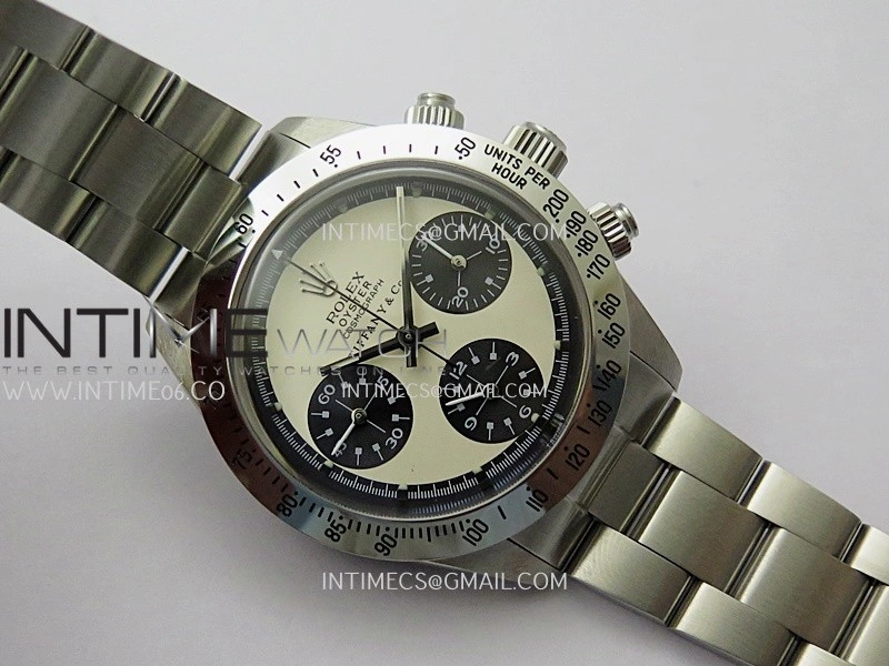 Daytona 6263 Style02 Tiffany SS B12 Best Edition Cream Dial Black Subdials On SS Bracelet Venus 75