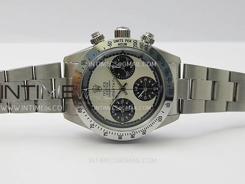 Daytona 6263 Style02 Tiffany SS B12 Best Edition Cream Dial Black Subdials On SS Bracelet Venus 75
