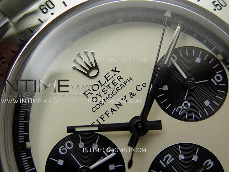 Daytona 6263 Style02 Tiffany SS B12 Best Edition Cream Dial Black Subdials On SS Bracelet Venus 75