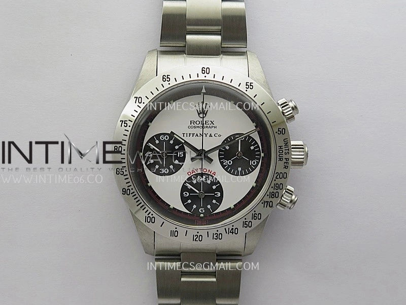 Daytona 6263 Style02 Tiffany SS B12 Best Edition White Dial Black Subdials On SS Bracelet Venus 75