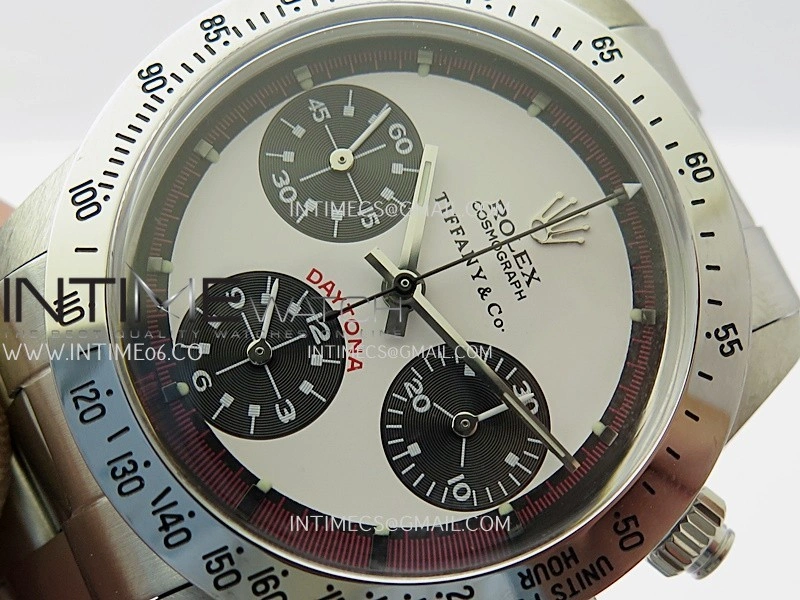Daytona 6263 Style02 Tiffany SS B12 Best Edition White Dial Black Subdials On SS Bracelet Venus 75