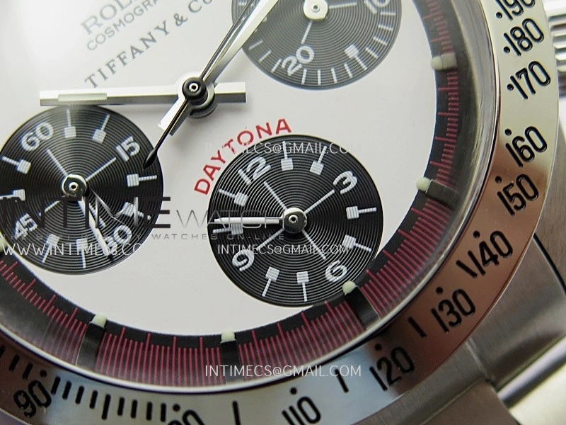 Daytona 6263 Style02 Tiffany SS B12 Best Edition White Dial Black Subdials On SS Bracelet Venus 75