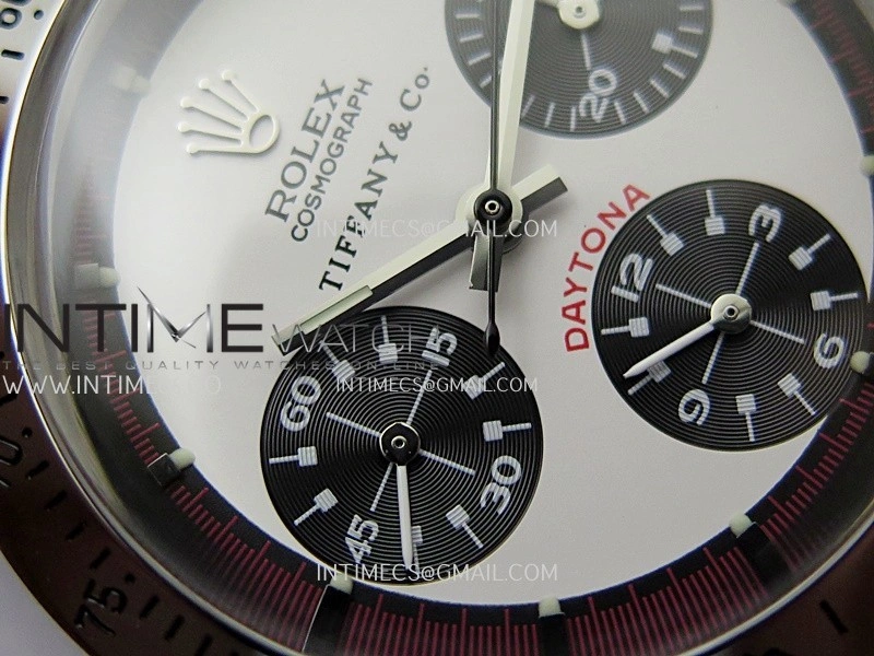Daytona 6263 Style02 Tiffany SS B12 Best Edition White Dial Black Subdials On SS Bracelet Venus 75