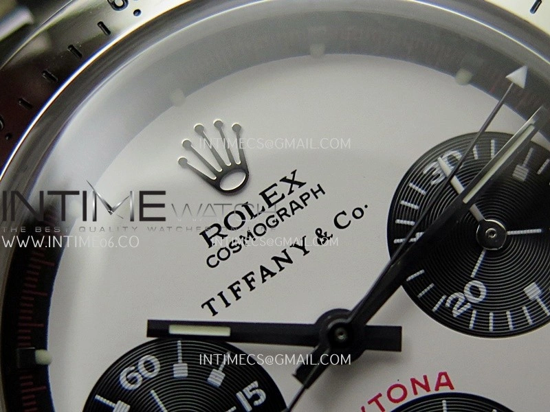 Daytona 6263 Style02 Tiffany SS B12 Best Edition White Dial Black Subdials On SS Bracelet Venus 75