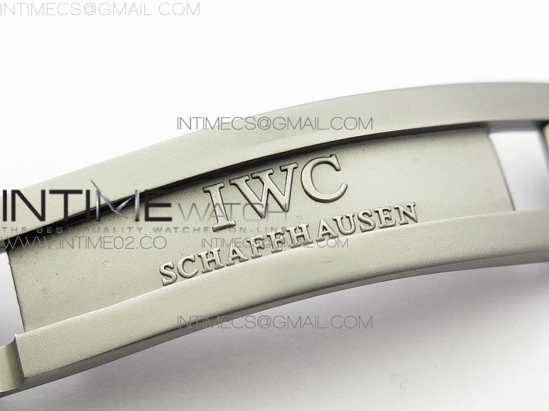 Big Pilot Real PR IW502001 Real Ceramic AZF 1:1 Best Edition Black Dial on Black Calfskin Strap A51111